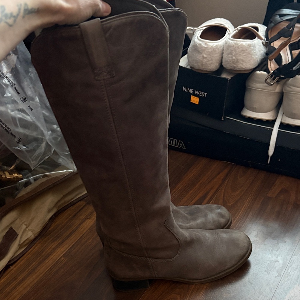 Nine West Women's Brown Heeled Boots